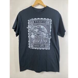FIREFLY DELIVERY SERVICE Short Sleeve Black T-Shirt Geek Fuel Mens Medium 38-40